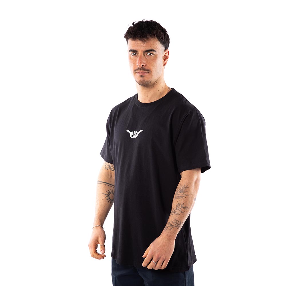 POLERA HANG LOOSE HOMBRE NEGRO