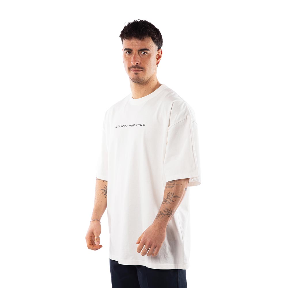POLERA HANG LOOSE HOMBRE BLANCO