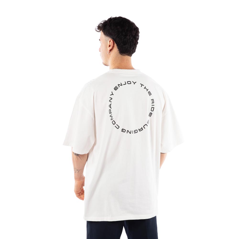 POLERA HANG LOOSE HOMBRE BLANCO