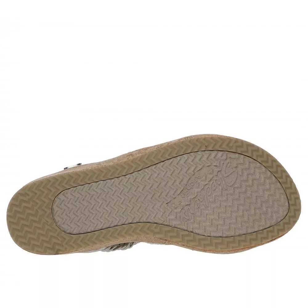 Sandalias Mujer Skechers Arch Fit Beverlee Love Sparks Beige
