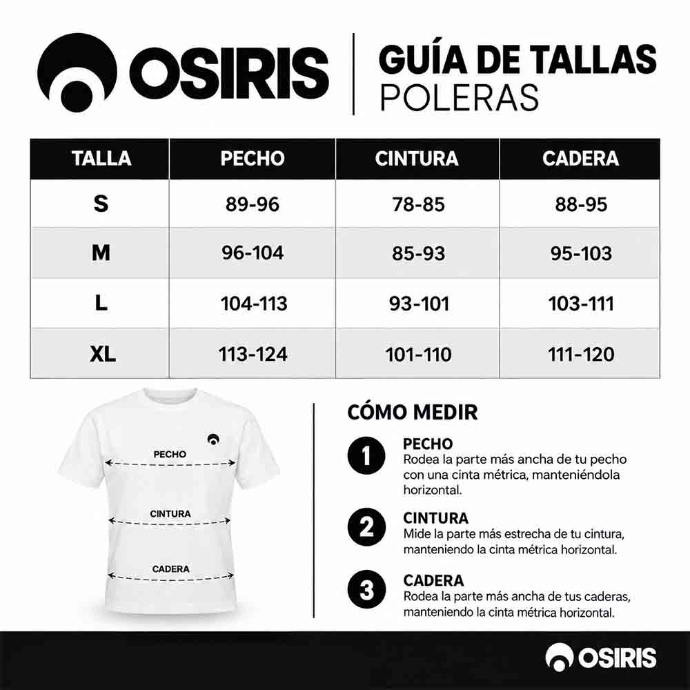 Polera Hombre Osiris Bear Azul