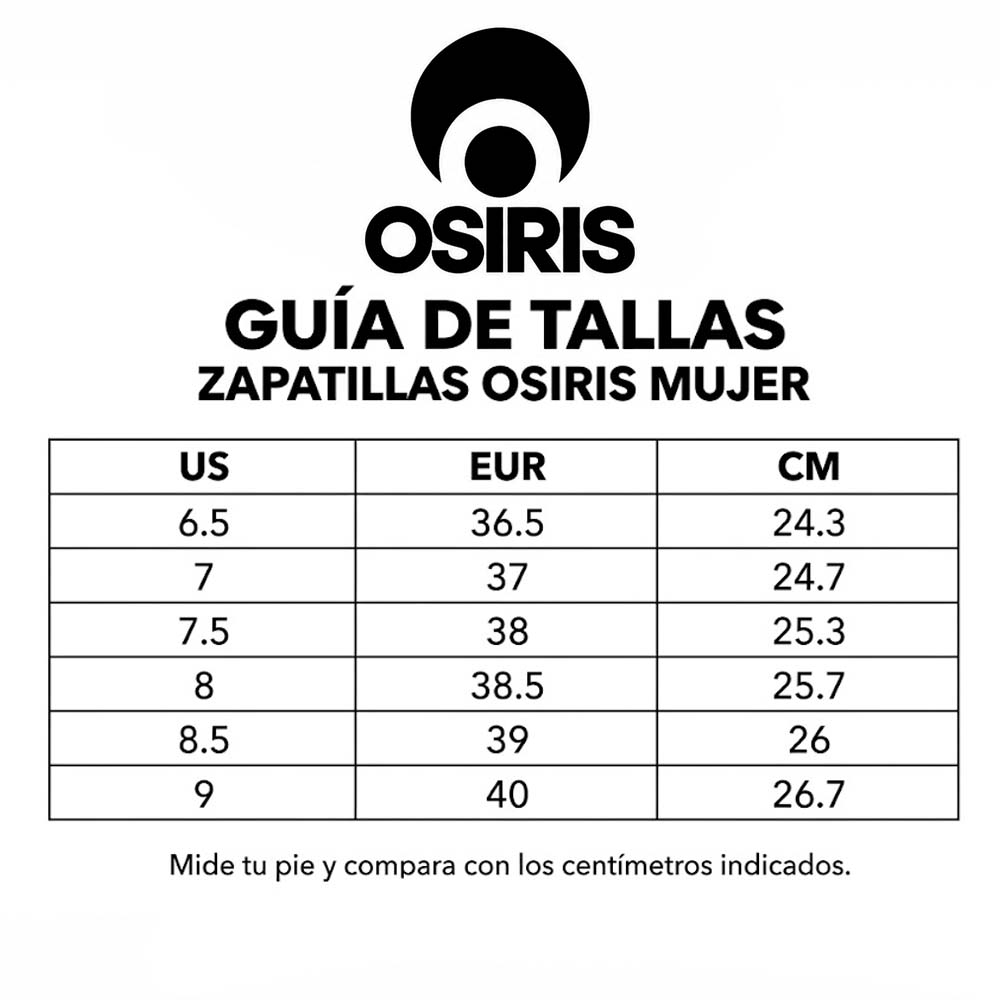 Zapatillas Urbanas Mujer Osiris Lugna W Negro