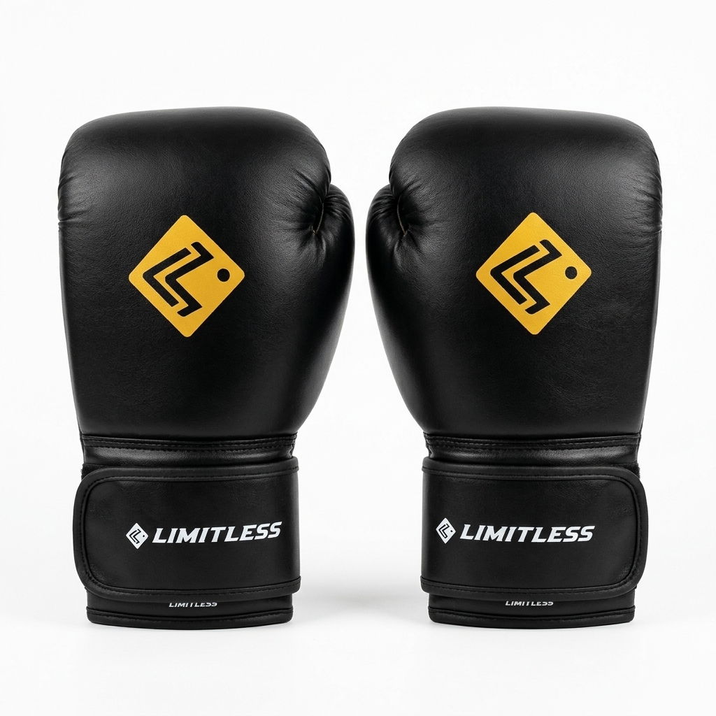 Set De Boxeo 3 En 1 Limitless Training Guantes Vendas Cuerda