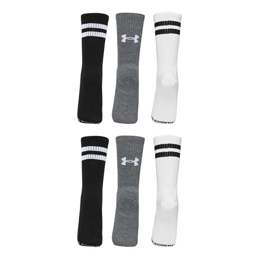 Sixpack Pack 6 Pares Calcetines Under Armour Essential Crew Blanco