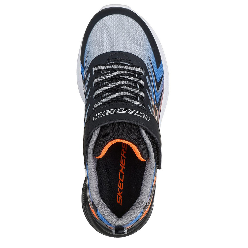 Zapatillas Urbanas Niños Skechers Microspec Max Advance-Robonix Negro Azul