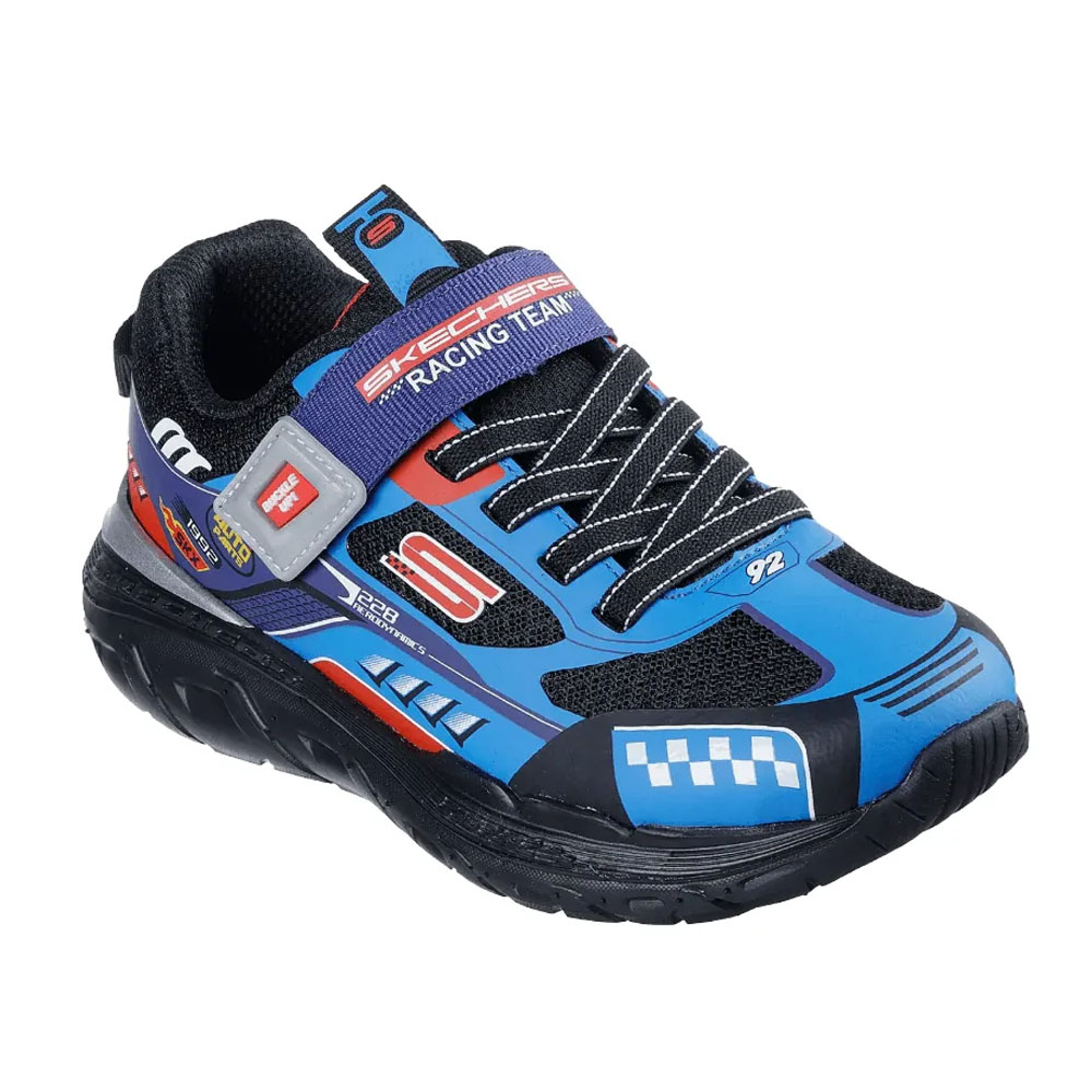 Zapatillas Urbanas Niños Skechers Skech Tracks Negro Azul