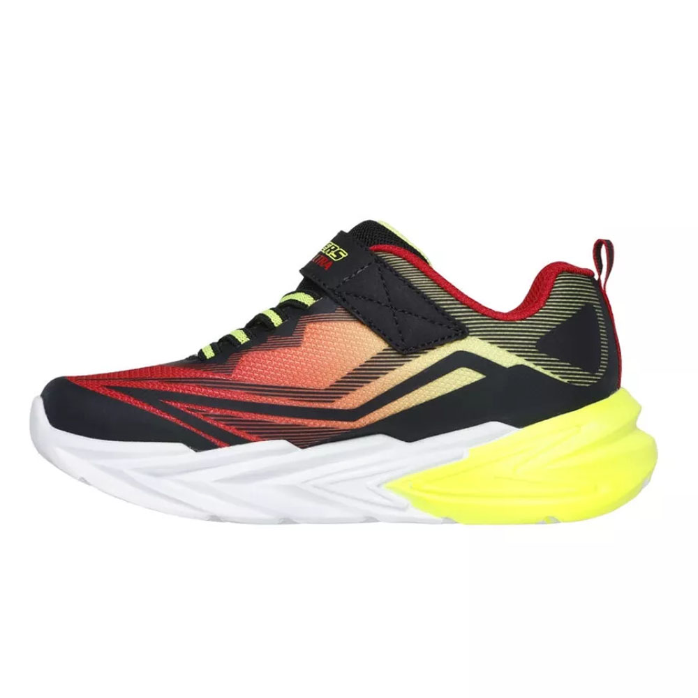Zapatillas Urbanas Niños Skechers Flex-Glow Ultra Negro Rojo
