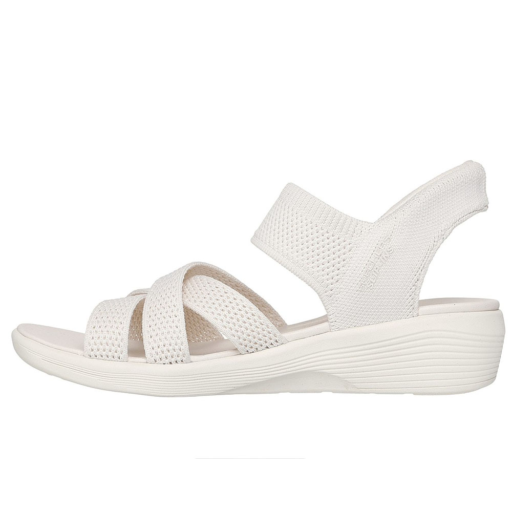 Sandalias Urbanas Mujer Skechers Arya - Cooling Off Blanco