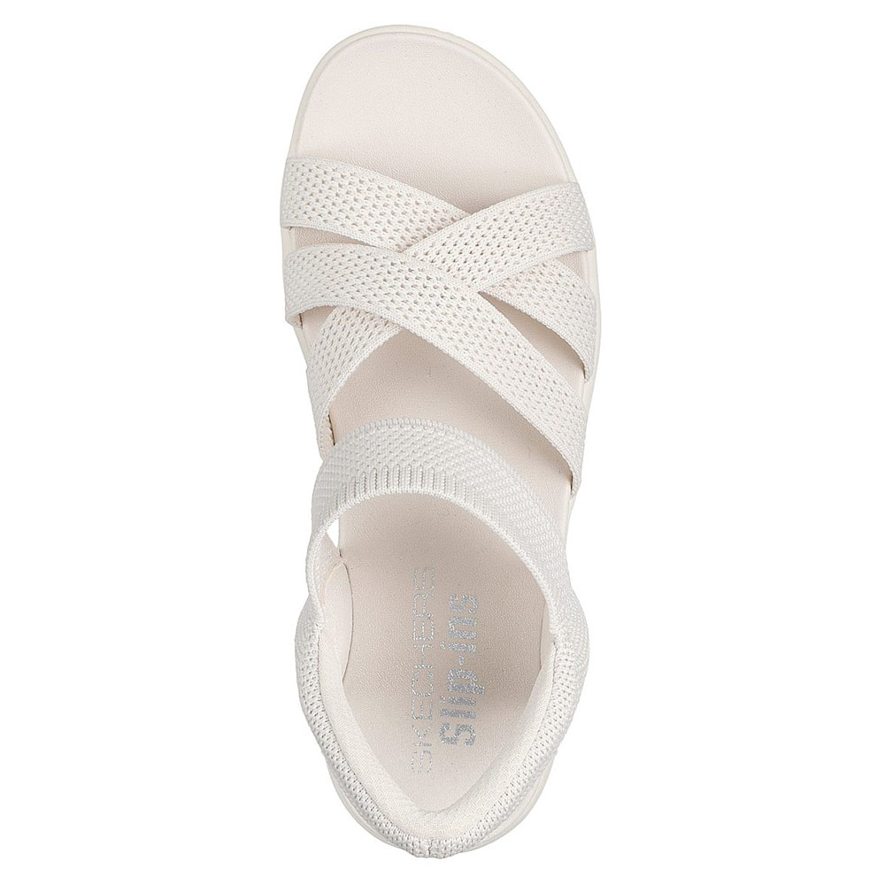 Sandalias Urbanas Mujer Skechers Arya - Cooling Off Blanco
