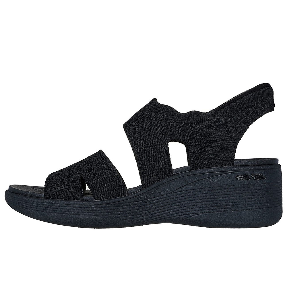 Sandalias Urbanas Mujer Skechers Pier-Lite - Slip On By Negro