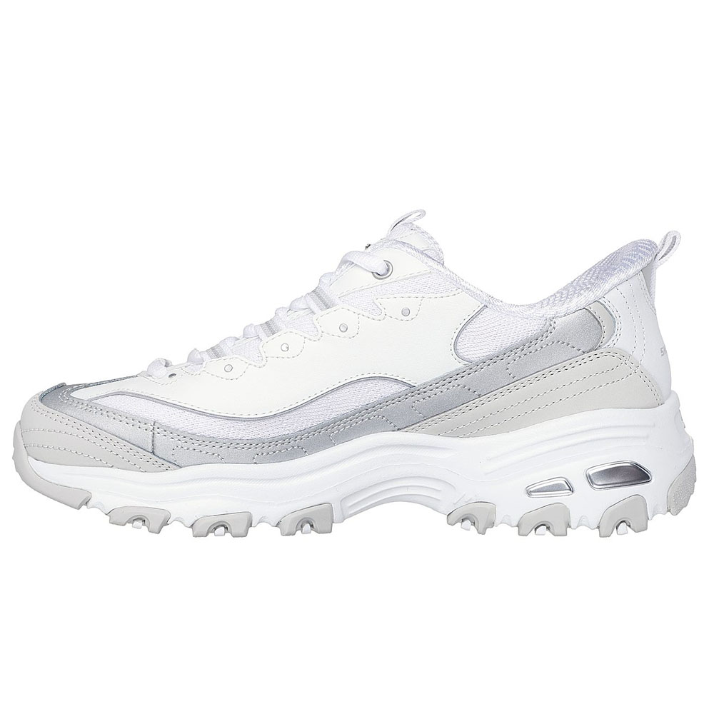 Zapatillas Urbanas Mujer Skechers D'Lites-Smooth Nostalgia Blanco