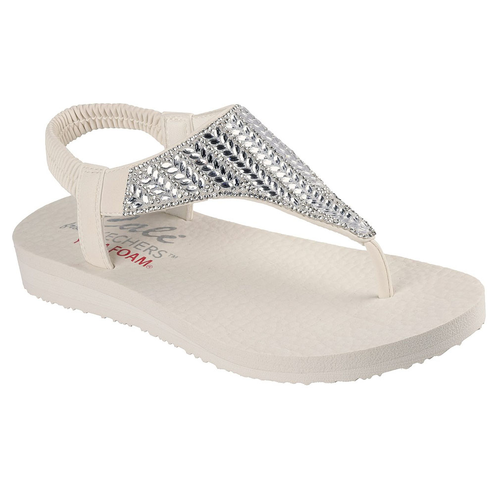 Zapatillas Urbanas Mujer Skechers Meditation - Glamorous Muse Blanco