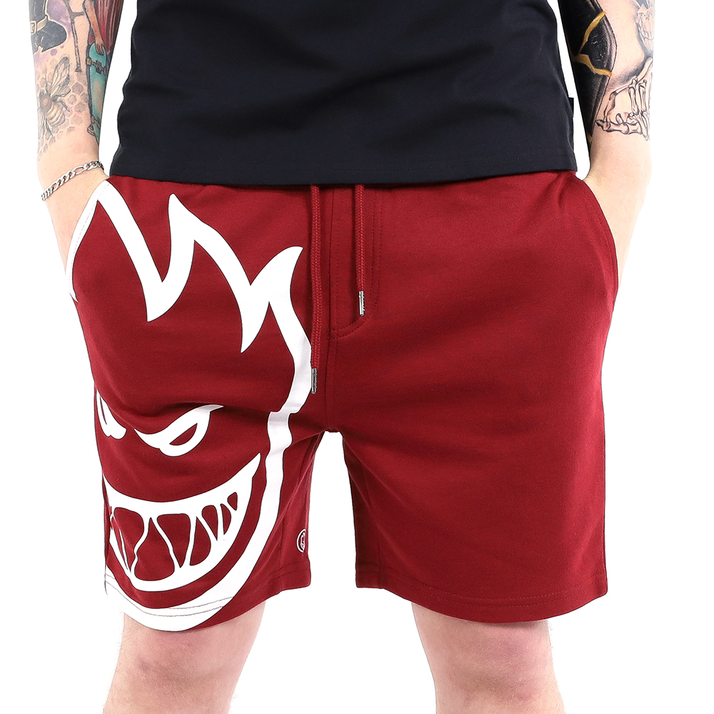 Short Buzo Hombre Spitfire Burdeo Blanco