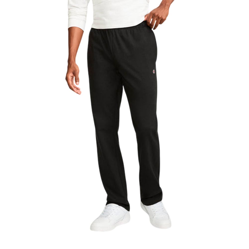 Jogger Hombre Champion Negro Open Bottom