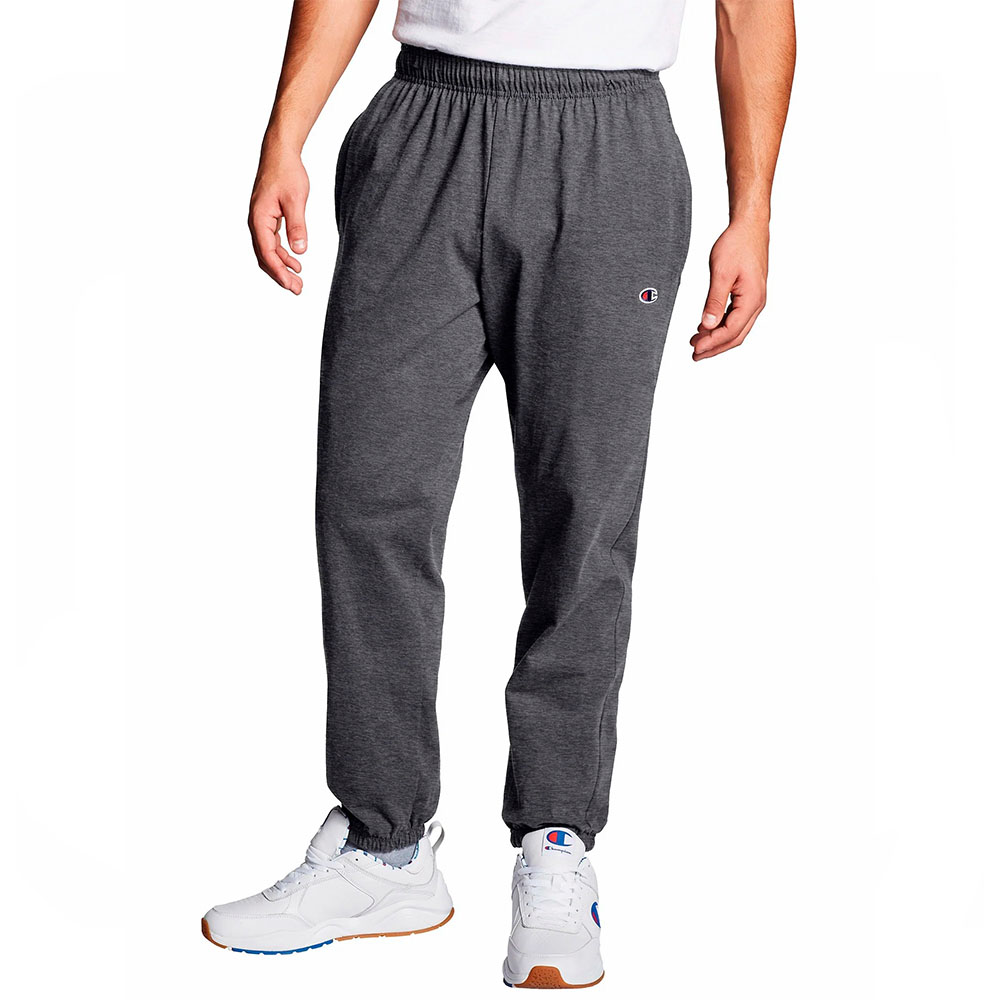 Jogger Hombre Algodón Gris Oxford Champion