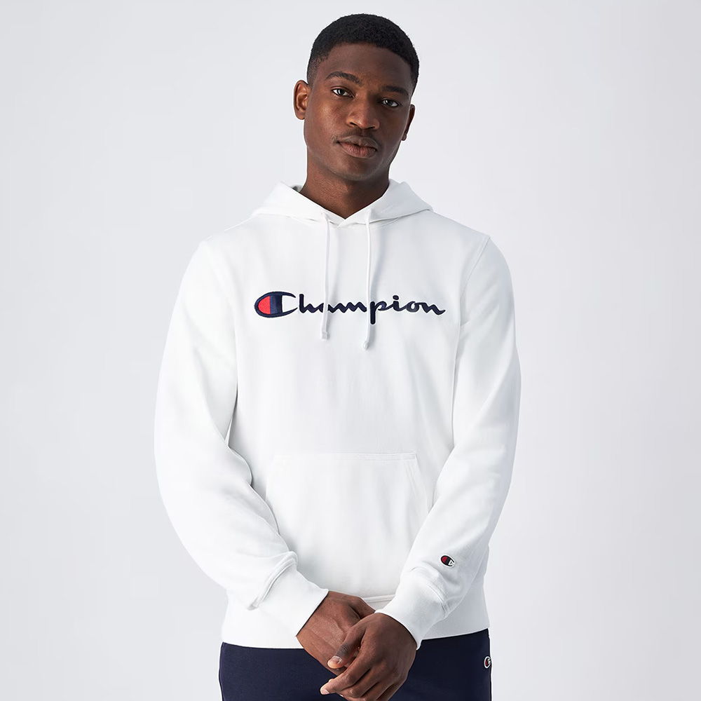 Poleron Hombre Hoodie Champion Blanco