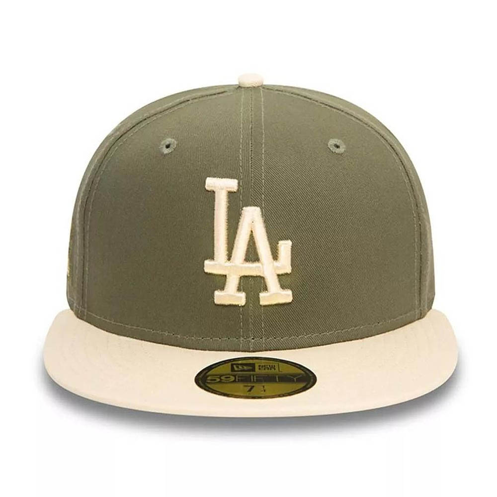 Jockey Gorra New Era 59Fifty Los Angeles Dodgers Mlb Verde Color Block