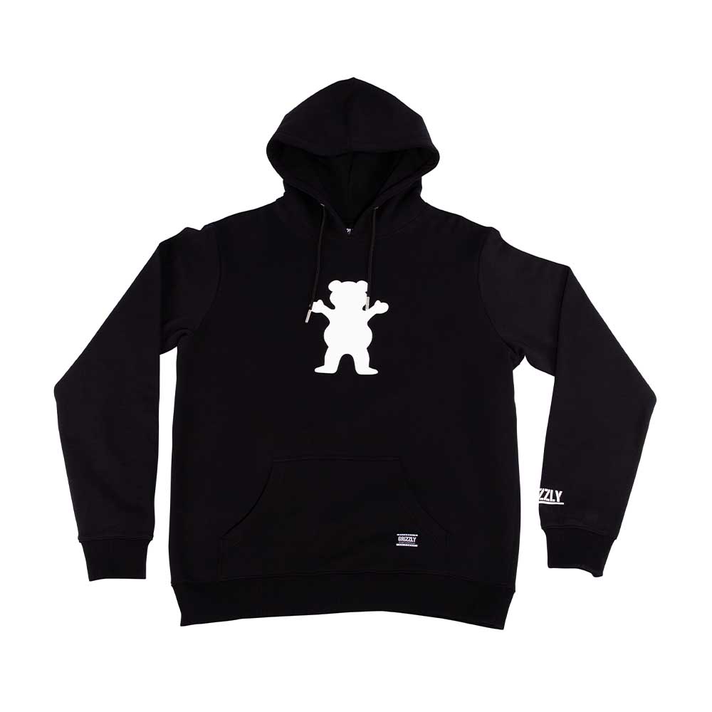 Polerón Hombre Grizzly Griptape Print OG Bear Basic Negro