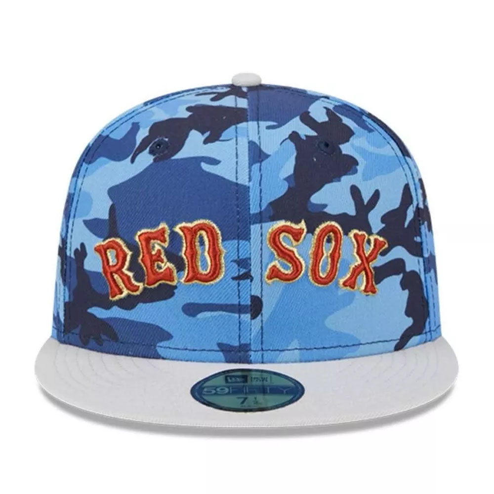 Gorro 59fifty MLB Boston Red Sox Urban Blue Camo Assorted