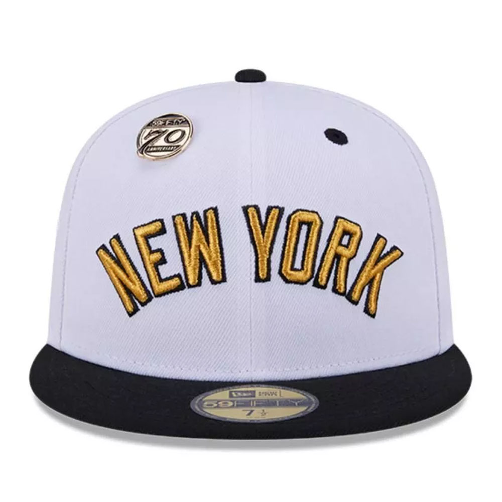 Gorro New Era 59fifty MLB New York Yankees Blanco
