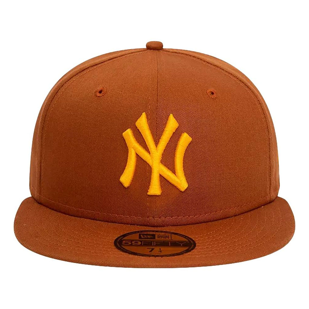 Gorro New Era 59Fifty New York Yankees League Essentials Coffee MLB
