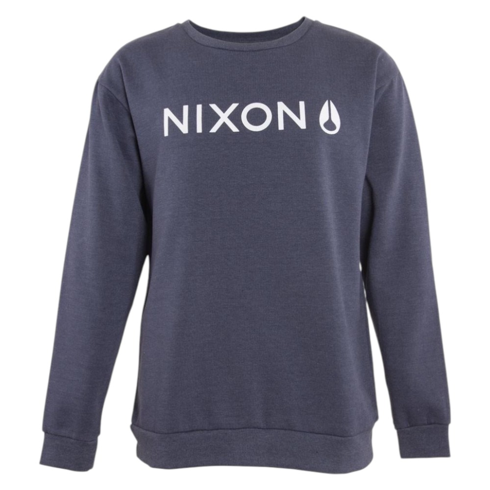 Polerón Hombre Nixon Crew Blue Logo White
