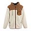 Polerón Hombre Sherpa Nixon Full Zipper Beige Brown Urbano