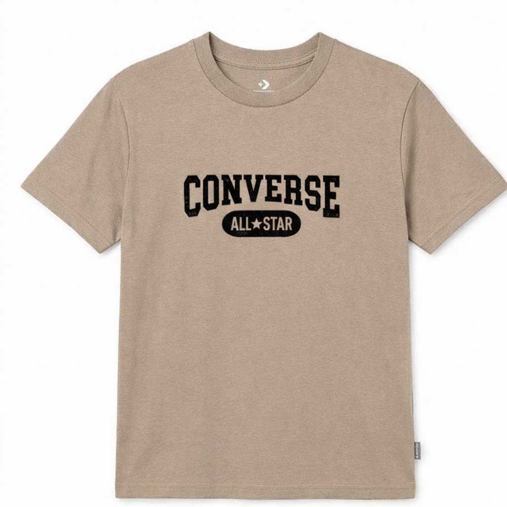 Polera Hombre College Converse Beige