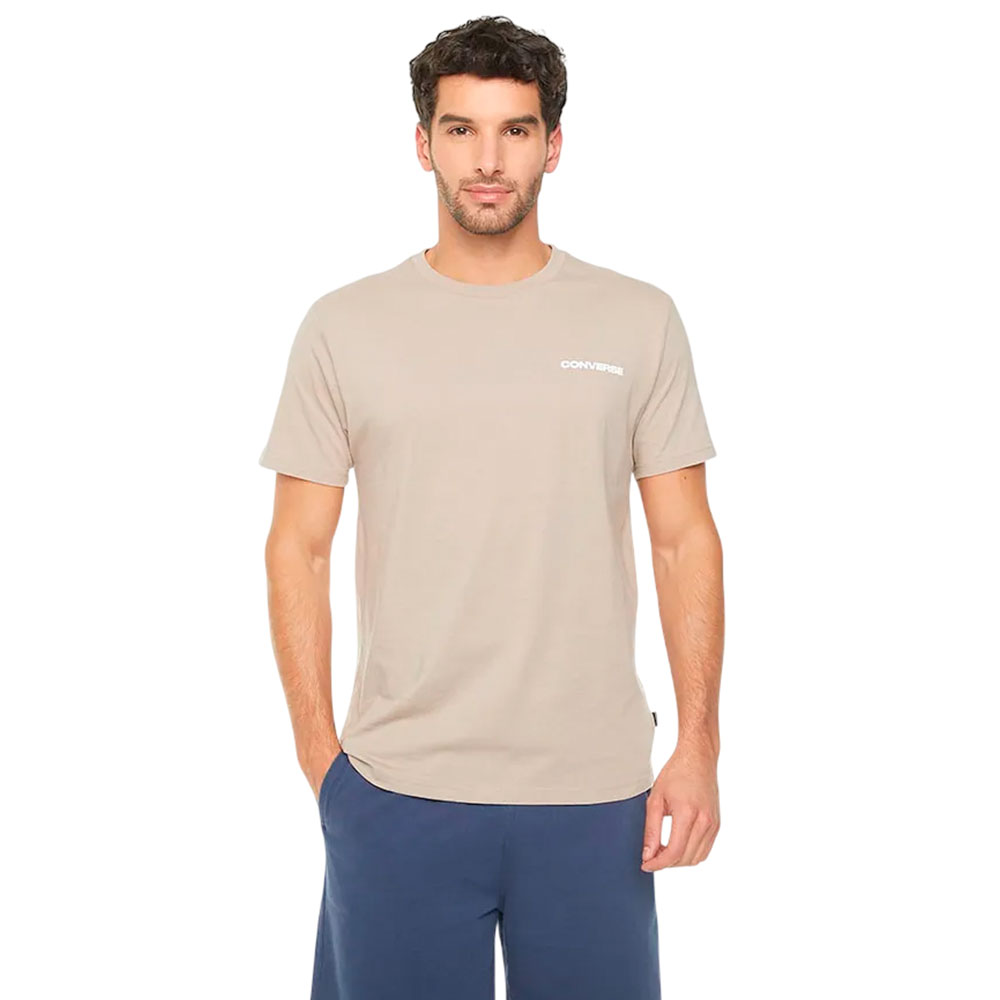 Polera Hombre Chest Converse Beige