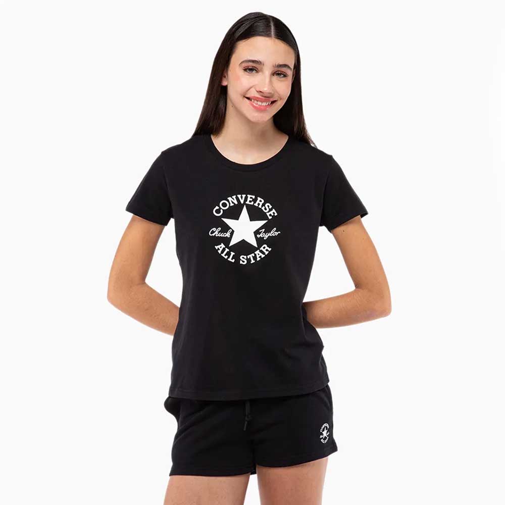Polera Mujer Big Chuck Mujer Converse Negro