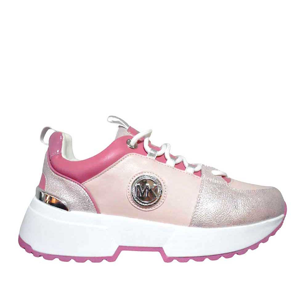 Zapatilla Mujer Michael Kors Original Cosmo Logo Smokey Rose