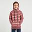 Poleron Hoodie Liviano Calce Largo Niño Reef Burgundy