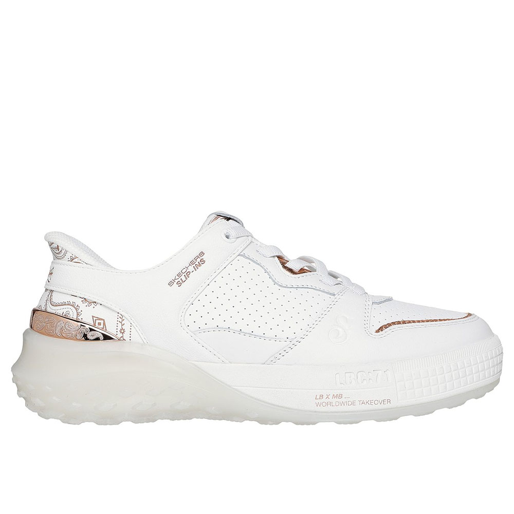 Zapatillas Urbanas Mujer Skechers Slizzle Slip Ins Blanco 186061-WHT