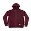 Polerón Full Zip Hombre Grizzly Griptape Embroidered OG Bear Burgundy