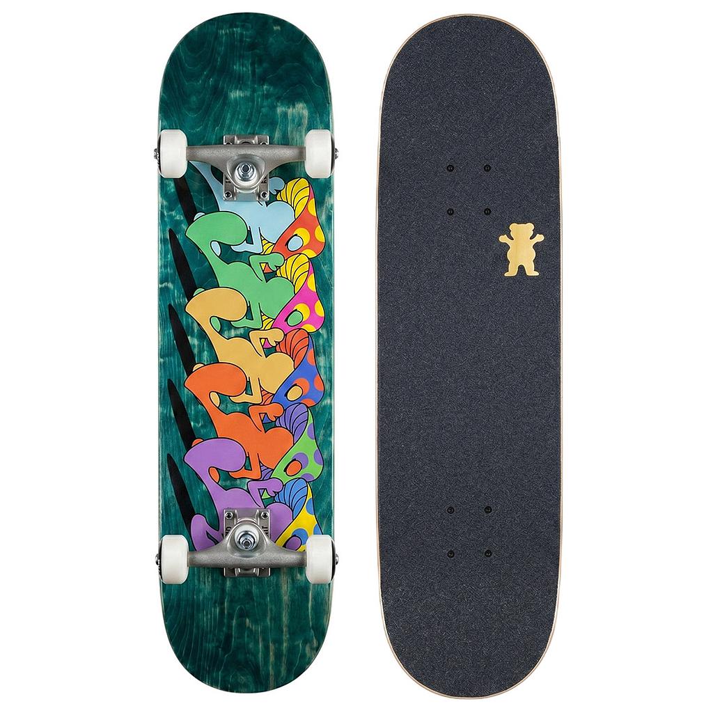 Tabla Skate Completa Kickingback 8.125'' Grizzly Griptape