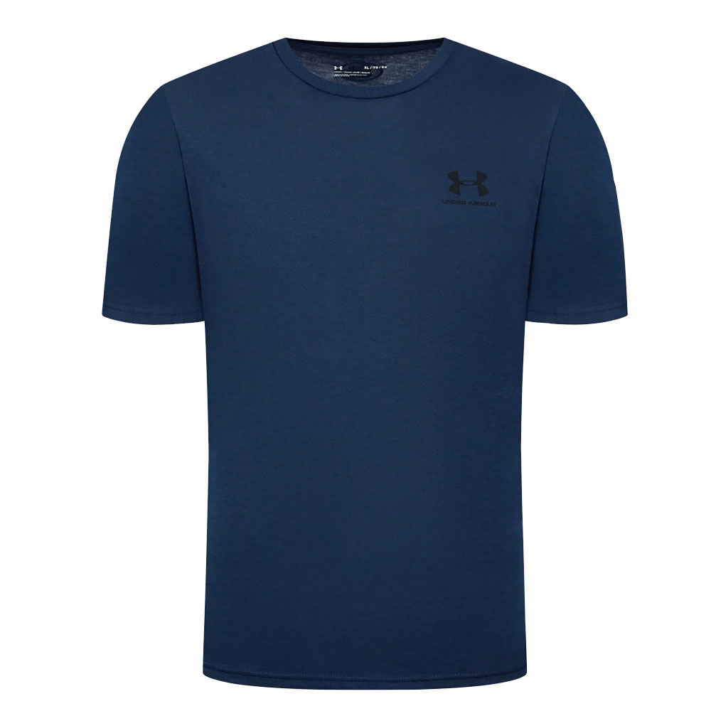 Polera Manga Corta Lifestyle Hombre Under Armour Azul