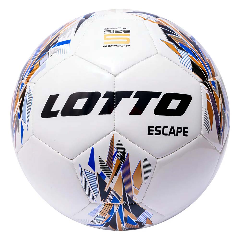 Balon de Futbol N5 Lotto SCAPE Blanco Azul