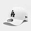 Jockey Gorro New Era Mujer 9FORTY Los Angeles Dodgers Blanco