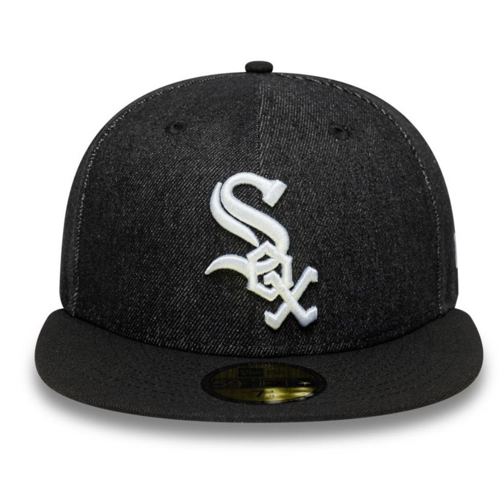 Jockey Gorra New Era 59Fifty Chicago White Sox MLB Denim 2Tone Negro