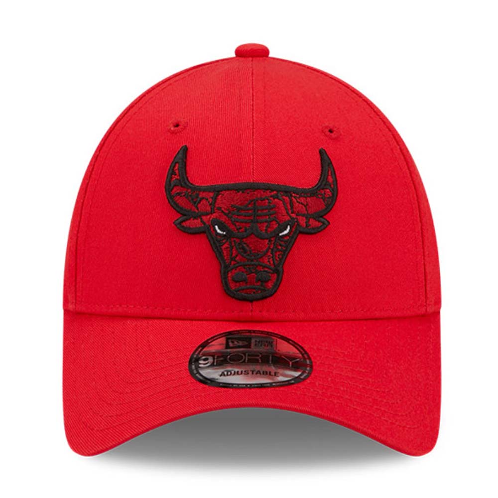 Jockey Gorra New Era Marble Infill 9FORTY Chicago Bulls Red