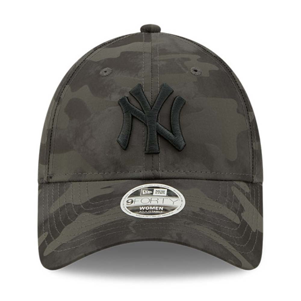 Jockey Gorra New Era Women's Camo 9FORTY New York Yankees Gris/Negro