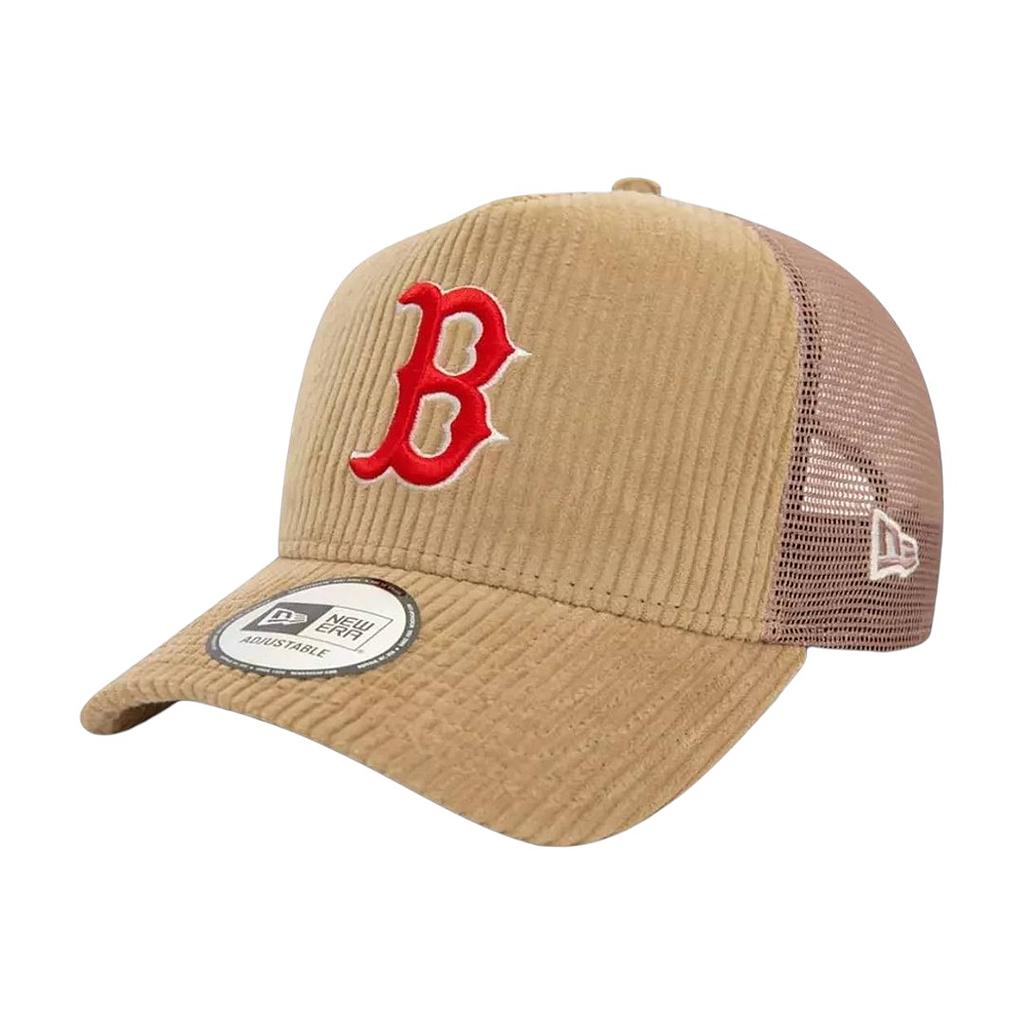 Jockey Gorro New Era MLB Properties Corduroy Trucker Boston Red Sox