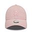 Jockey Gorro New Era Mujer 9Forty Los Angeles Dodgers MLB Ruching Rosado