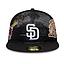 Jockey Gorra New Era 59Fifty San Diego Padres Aop Mesh Negro