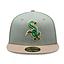 Jockey Gorro New Era 59FIFTY Chicago White Sox MLB Green Camel