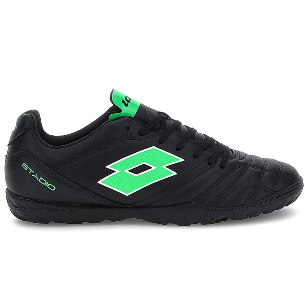 Zapatilla de Baby Futbol Hombre Lotto Stadio 705 TF Negro Turquesa