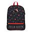 Mochila Hello Kitty Juvenil Negro Rojo