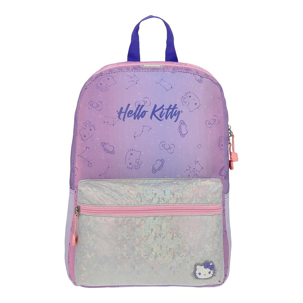 Mochila Hello Kitty Juvenil Morado