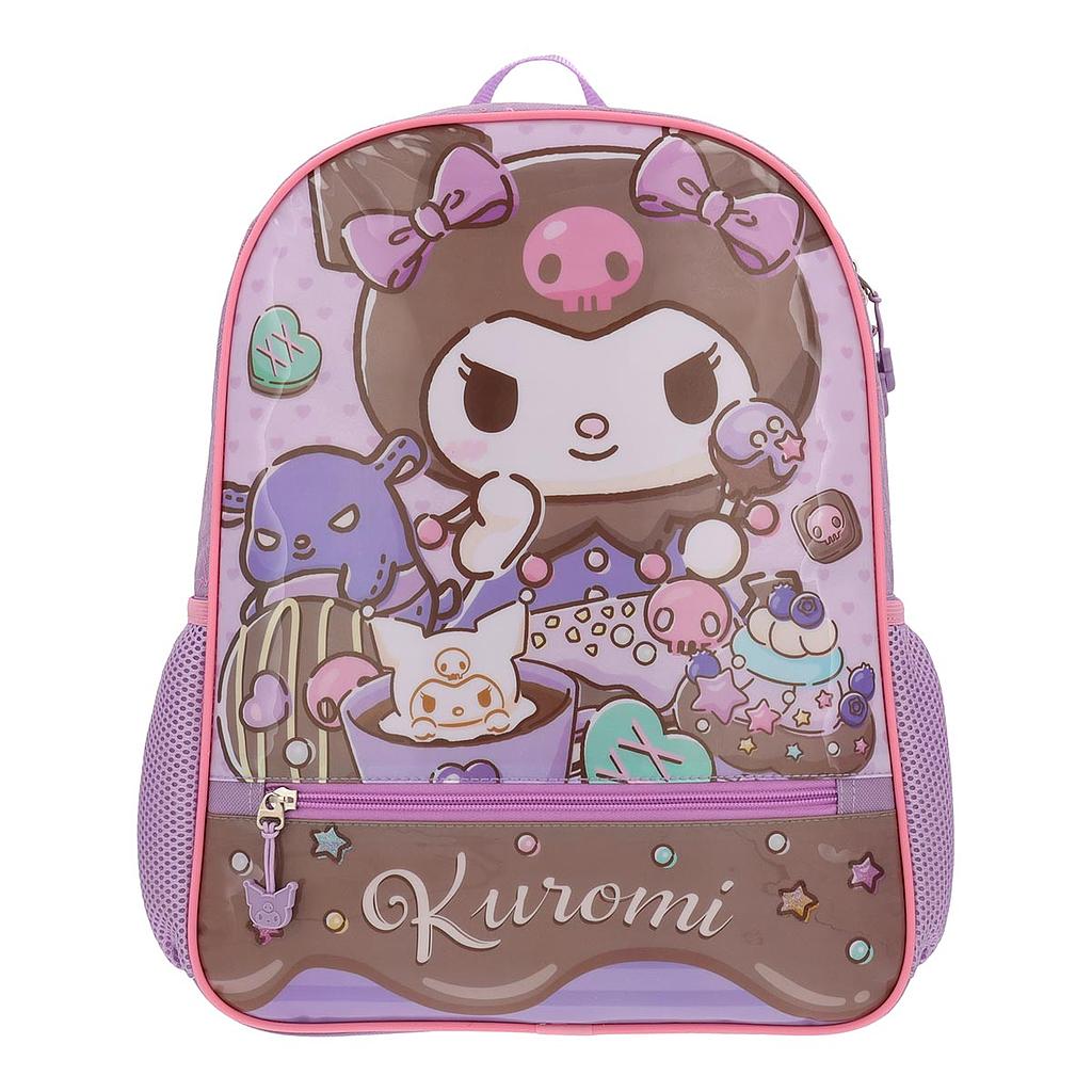 Mochila Kuromi Infantil Pinky 14L