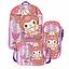 Set Mochilas 3 en 1 Kuromi Infantil Pinky